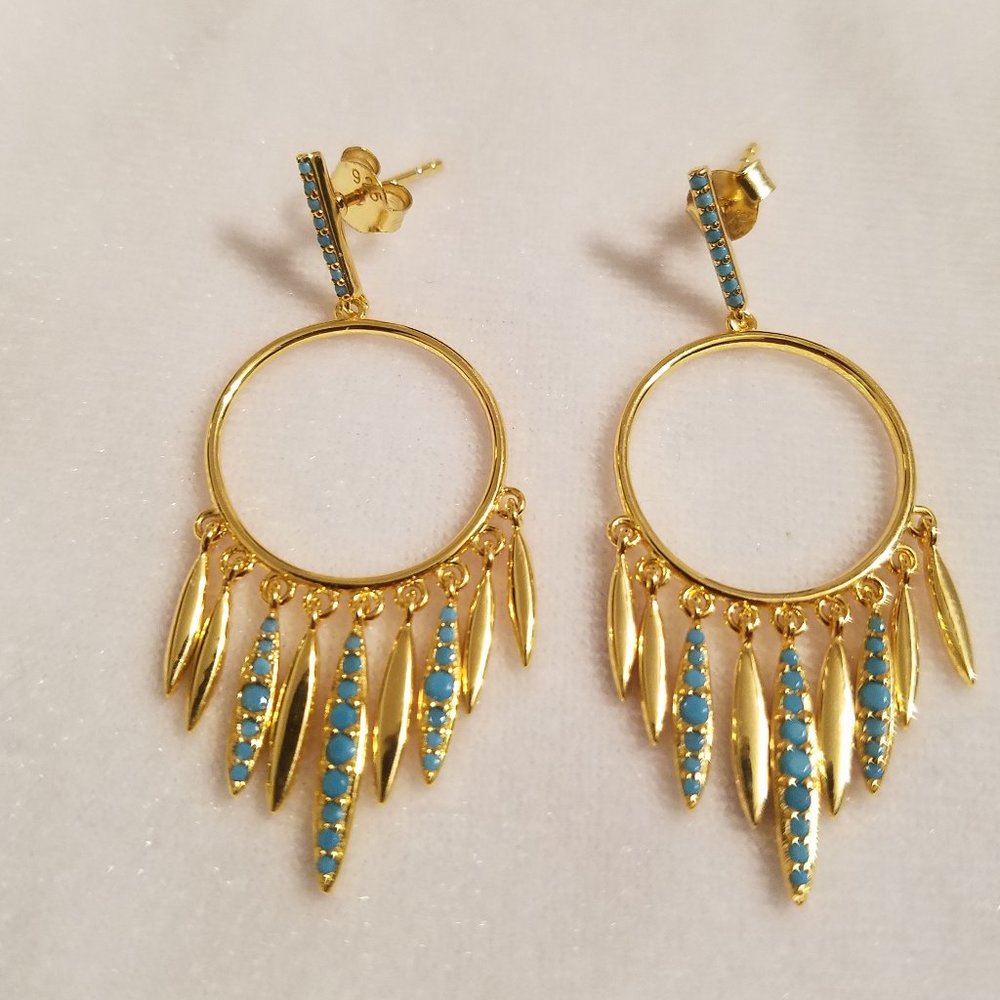 Brand New Dream Catcher Post Back Earrings